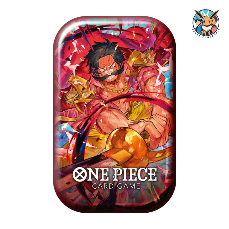Tin Gol D. Roger 2 Boosters Set 01 - One Piece FR