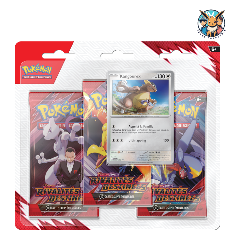 Tripack Kangourex Rivalités Destinées EV10 - Pokemon