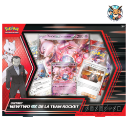 Coffret Mewtwo Ex de la Team Rocket EV10 - Pokemon