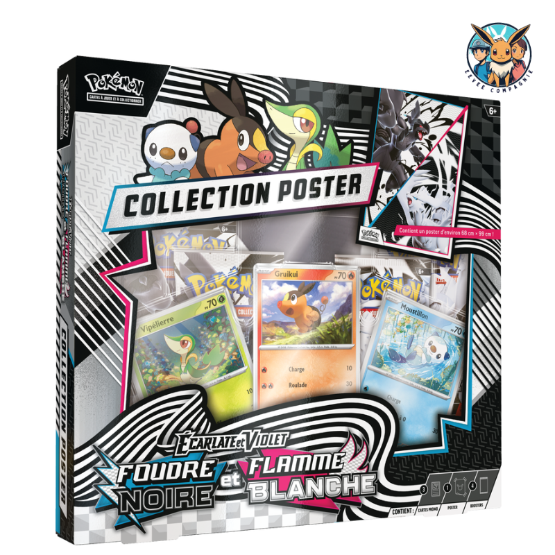 Coffret Poster Foudre Noire & Flamme Blanche EV10.5 - Pokemon